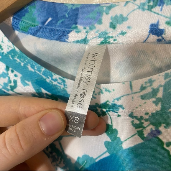 Whimsy Rose Long Sleeve Safe Sun Rashguard Top Women's Blouse Sundance XS - Picture 5 of 6